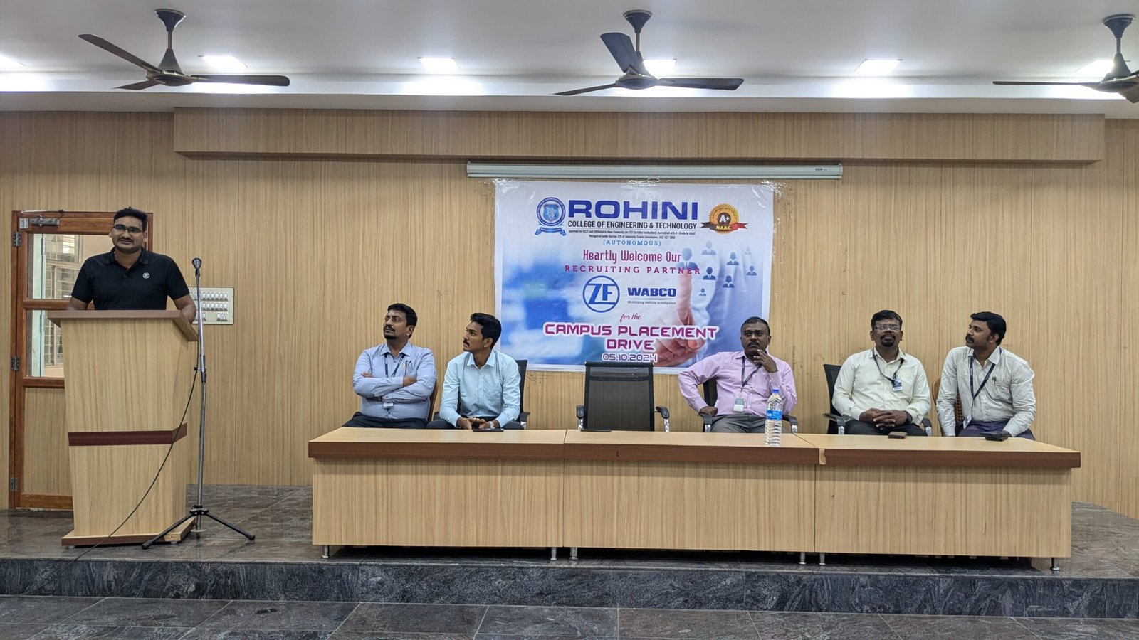 Rohini College of Engineering: Best Placement College in Kanyakumari as 45 Students Hired by ZF Commercial Vehicle