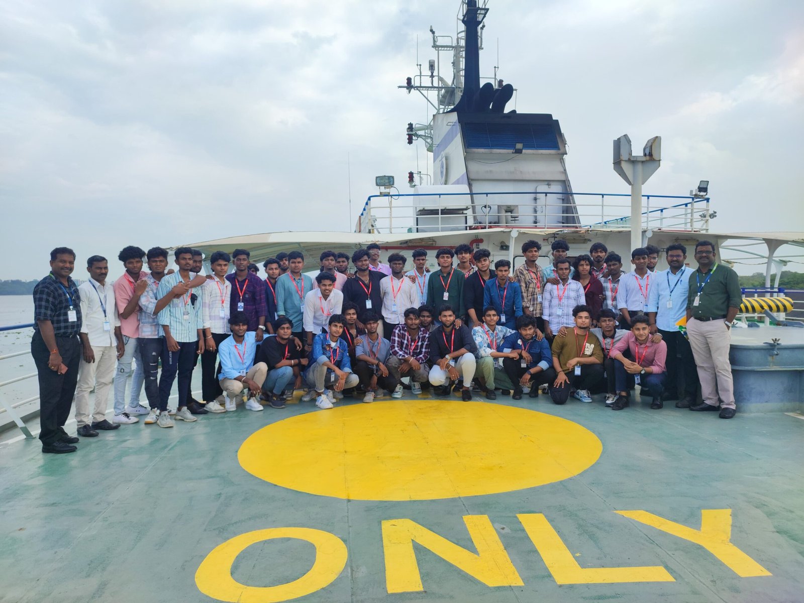 3rd Year Mechanical Students Industrial Visit At Cochin ShipYard