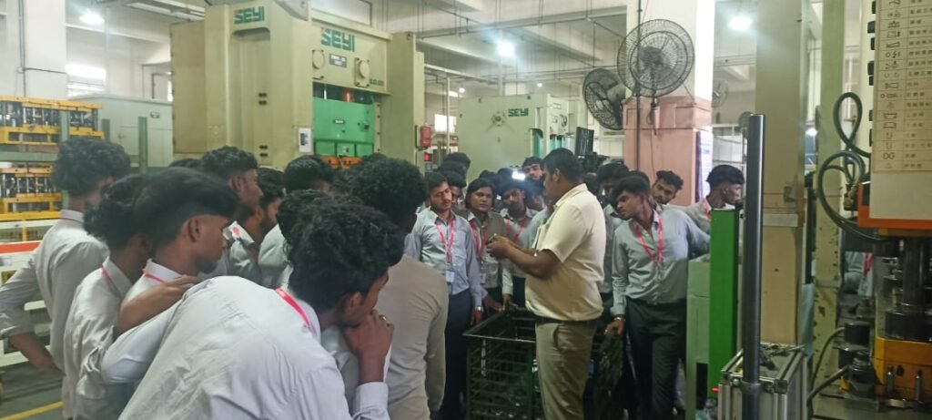 Rohini College 2nd Year Mechanical Students' Industrial Visit to ROOTS India